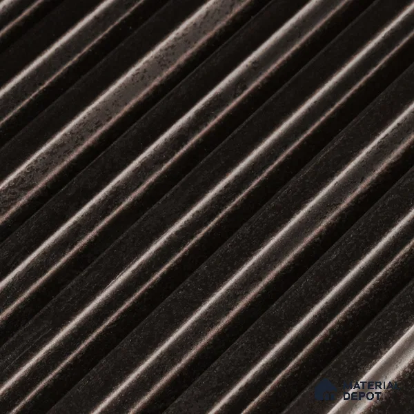 Brown Wooden Look Charcoal Louver/Panel 9.5 ft x 4.7 inch - 11 mm | Ideal for Feature Wall, Living Room, Bedroom, Home, TV Unit | PN 07161