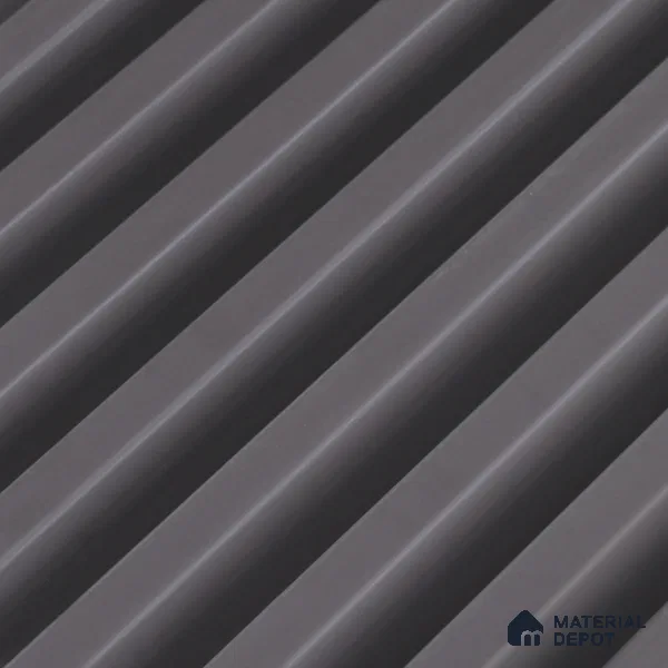 Cappucino Brown Plain Colour Look PN 07164 9.5 ft x 4.7 inch Charcoal Panel - 11 mm | Suitable for Feature Wall, TV Unit & Living Room | Width is Subjected to 5% Variation