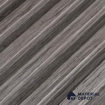 Wooden Look PN 07171 9.5 ft x 4.7 inch Charcoal Panel - 11 mm | Suitable for Feature Wall, TV Unit & Living Room | Width is Subjected to 5% Variation
