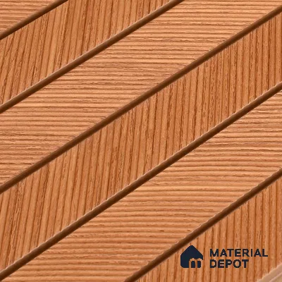 Wooden Look PN 07398 8 ft x 9.6 inch PVC Panel - 10 mm | Suitable for Living Room, Bedroom & Office | Width is Subjected to 5% Variation
