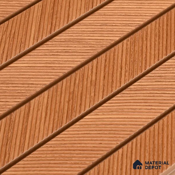 Wooden Look PN 07398 8 ft x 9.6 inch PVC Panel - 10 mm | Suitable for Living Room, Bedroom & Office | Width is Subjected to 5% Variation