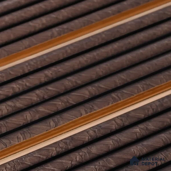 Cappucino Brown Patterned Look PN 07446 8 ft x 4.8 inch PVC Panel - 10 mm | Suitable for Living Room, Bedroom & Office | Width is Subjected to 5% Variation