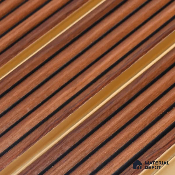 Wooden Look PN 07448 8 ft x 4.8 inch PVC Panel - 10 mm | Suitable for Living Room, Bedroom & Office | Width is Subjected to 5% Variation
