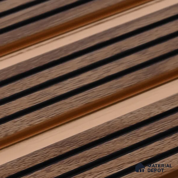 Wooden Look PN 07463 8 ft x 4.8 inch PVC Panel - 10 mm | Suitable for Living Room, Bedroom & Office | Width is Subjected to 5% Variation