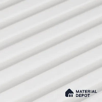 Ivory Beige Plain Colour Look PN 07478 8 ft x 4.8 inch PVC Panel - 10 mm | Suitable for Living Room, Bedroom & Office | Width is Subjected to 5% Variation