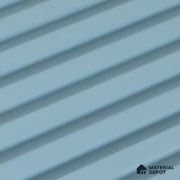 Cloud Grey Plain Colour Look PN 07480 8 ft x 4.8 inch PVC Panel - 10 mm | Suitable for Living Room, Bedroom & Office | Width is Subjected to 5% Variation