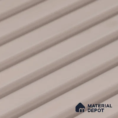 Cloud Grey Plain Colour Look PN 07481 8 ft x 4.8 inch PVC Panel - 10 mm | Suitable for Living Room, Bedroom & Office | Width is Subjected to 5% Variation