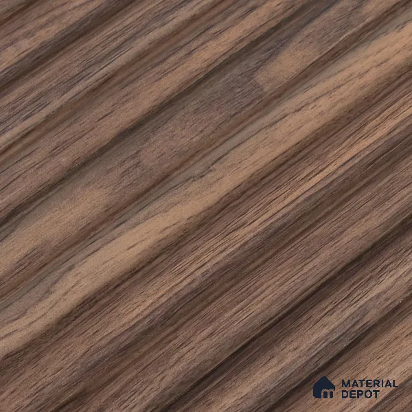 PN 07499 Wood Look Louver 8 ft x 0.5 ft Texture Finish  - 10 mm | Suitable for Feature Wall, TV Unit & Living Room