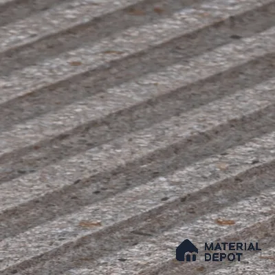 Grey Stone Look Charcoal Louver/Panel 9.5 ft x 5 inch - 12 mm | Ideal for Feature Wall, Living Room, Bedroom, Home, TV Unit | PN 07594