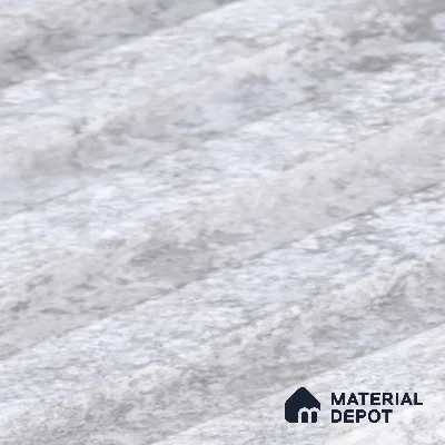 Grey Stone Look Charcoal Louver/Panel 9.5 ft x 5 inch - 12 mm | Ideal for Feature Wall, Living Room, Bedroom, Home, TV Unit | PN 07606