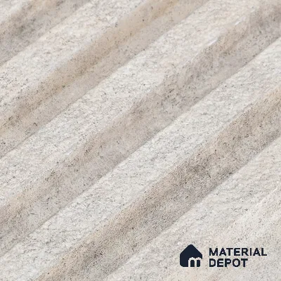 Light Grey Stone Look PN 07607 9.5 ft x 4.9 inch Charcoal Panel - 12 mm | Suitable for Feature Wall, TV Unit & Living Room | Width is Subjected to 5% Variation