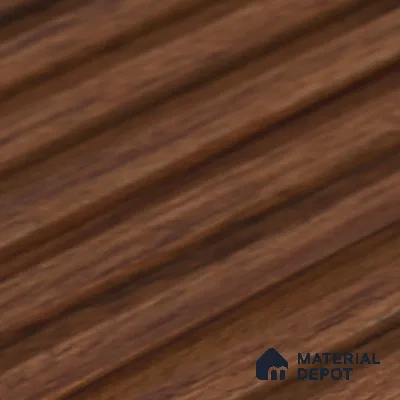 Wooden Look PN 07643 9.5 ft x 4.9 inch Charcoal Panel - 11 mm | Suitable for Feature Wall, Living Room & Bedroom | Width is Subjected to 5% Variation