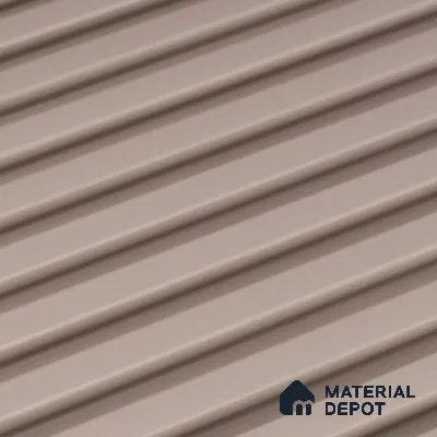 Cement Grey Plain Colour Look PN 07663 8 ft x 10 inch Charcoal Panel - 10 mm | Suitable for Living Room, Bedroom & Office | Width is Subjected to 5% Variation