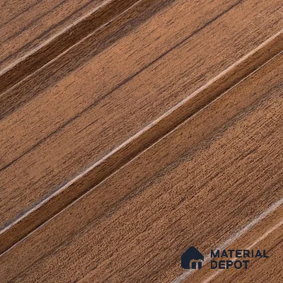 Wooden Look PN 07698 9.1 ft x 4.9 inch Charcoal Panel - 12 mm | Suitable for Living Room, Bedroom & TV Cabinet | Width is Subjected to 5% Variation