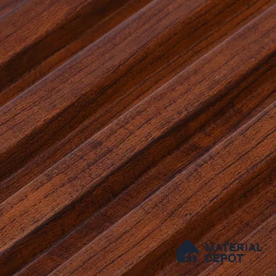Wooden Look PN 07711 9.1 ft x 4.9 inch Charcoal Panel - 12 mm | Suitable for Living Room, Bedroom & TV Cabinet | Width is Subjected to 5% Variation