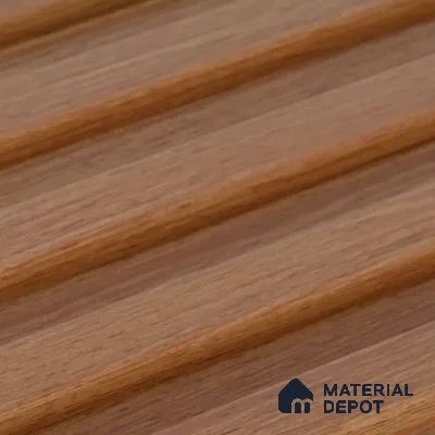 Wooden Look PN 07712 9.1 ft x 4.9 inch Charcoal Panel - 12 mm | Suitable for Living Room, Bedroom & TV Cabinet | Width is Subjected to 5% Variation