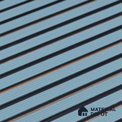 Slate Grey Plain Colour Look PN 07790 8 ft x 7.8 inch Charcoal Panel - 6 mm | Suitable for Living Room, Bedroom & Office | Width is Subjected to 5% Variation