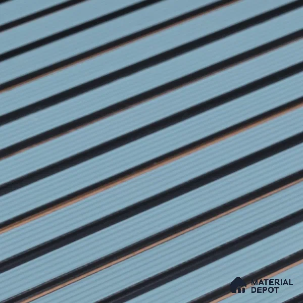 Slate Grey Plain Colour Look PN 07790 8 ft x 7.8 inch Charcoal Panel - 6 mm | Suitable for Living Room, Bedroom & Office | Width is Subjected to 5% Variation