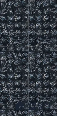 Tropical Wall Tile TL 10942 Greenish Leaf Decore 4 ft x 2 ft Matte Finish Vitrified Tile - 9 mm | Suitable for Bathroom, Accent/Feature Wall, Dining Area