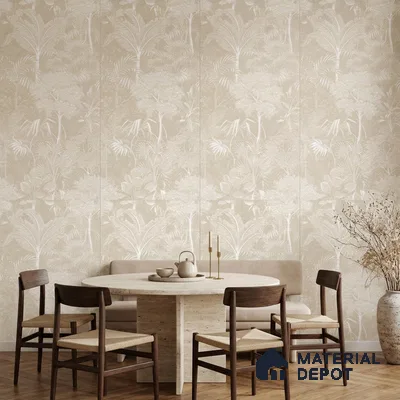 Tropical Wall Tile TL 12239 Oriana Farmland Decore 4 ft x 2 ft Shapecer Mist Finish Vitrified Tile - 9 mm | Suitable for Bathroom, Accent/Feature Wall, Foyer