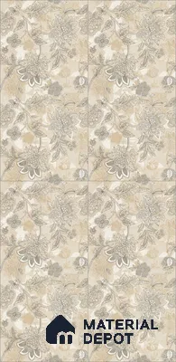 Floral Wall Tile TL 12259 Pavit Decore 4 ft x 2 ft Mattcer Glid Finish Vitrified Tile - 9 mm | Suitable for Bathroom, Accent/Feature Wall, Dining Area