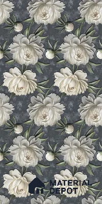 Floral Wall Tile TL 12237 C Fallon Rose Decore 4 ft x 2 ft Double Digital Finish Vitrified Tile - 9 mm | 2 Random Designs | Suitable for Bathroom, Accent/Feature Wall, Dining Area