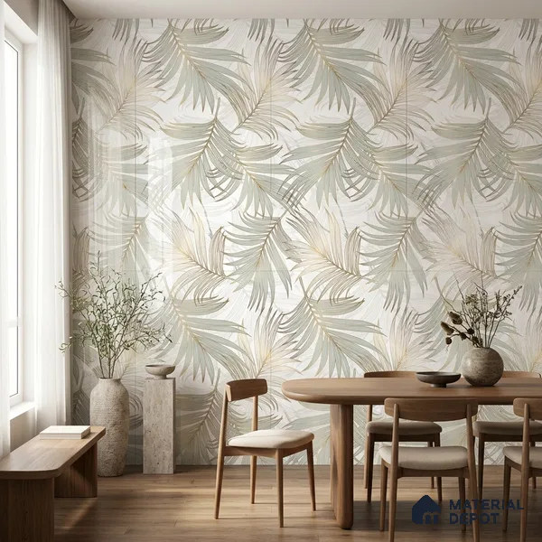Tropical Wall Tile TL 12230 Antolia Decore 4 ft x 2 ft Policer Glid Finish Vitrified Tile - 9 mm | Suitable for Bathroom, Accent/Feature Wall, Foyer