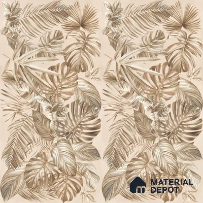 Tropical Wall Tile TL 12738 Nebula Ivory Decor 4 ft x 2 ft Matte Finish Vitrified Tile - 8.5 mm