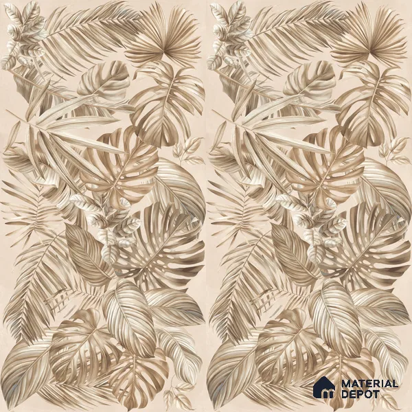 Tropical Wall Tile TL 12738 Nebula Ivory Decor 4 ft x 2 ft Matte Finish Vitrified Tile - 8.5 mm