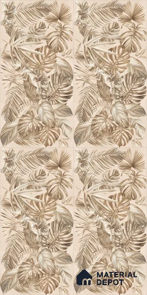 Tropical Wall Tile TL 12738 Nebula Ivory Decor 4 ft x 2 ft Matte Finish Vitrified Tile - 8.5 mm