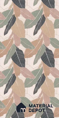 Tropical Wall Tile TL 12773 B Balta Crema Decore 4 ft x 2 ft Matte Finish Vitrified Tile - 9 mm