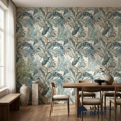 Tropical Wall Tile TL 12774 Elista Mist Decor 4 ft x 2 ft Matte Finish Vitrified Tile - 9 mm