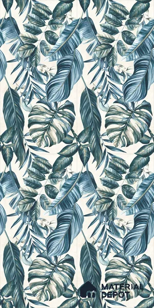 Tropical Wall Tile TL 12772 Malaga Bianco Decor 4 ft x 2 ft Carving Matte Finish Vitrified Tile - 9 mm