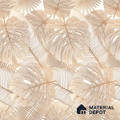 Tropical Wall Tile TL 09606 4 ft x 2 ft Glossy Finish Vitrified Tile - 9 mm | Suitable for Bathroom, Accent/Feature Wall, Dining Area