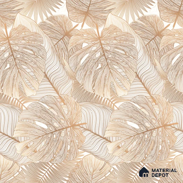 Tropical Wall Tile TL 09606 4 ft x 2 ft Glossy Finish Vitrified Tile - 9 mm | Suitable for Bathroom, Accent/Feature Wall, Dining Area