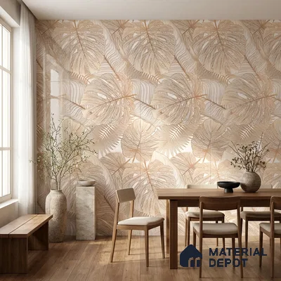 Tropical Wall Tile TL 09606 4 ft x 2 ft Glossy Finish Vitrified Tile - 9 mm | Suitable for Bathroom, Accent/Feature Wall, Dining Area