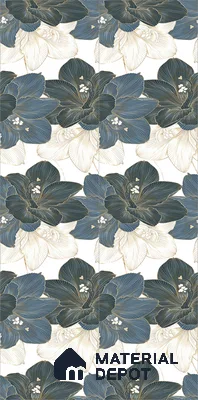 Floral Wall Tile TL 09603 4 ft x 2 ft Glossy Finish Vitrified Tile - 9 mm | Suitable for Bathroom, Accent/Feature Wall, Dining Area