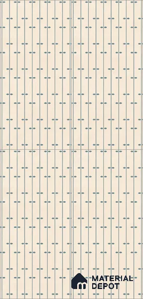 Wall Tile TL 10983 B | Arebic Aqua Decor | 4 ft x 2 ft Crits Micro Matte Finish Porcelain Tile - 9 mm | Suitable for Bathroom, Accent/Feature Wall, Dining Area | 3 mm Spacer Required