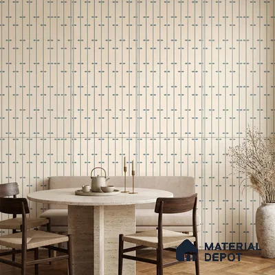Wall Tile TL 10983 B | Arebic Aqua Decor | 4 ft x 2 ft Crits Micro Matte Finish Porcelain Tile - 9 mm | Suitable for Bathroom, Accent/Feature Wall, Dining Area | 3 mm Spacer Required