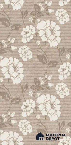 Floral Wall Tile TL 09615 4 ft x 2 ft Glossy Finish Vitrified Tile - 9 mm | Suitable for Bathroom, Accent/Feature Wall, Dining Area