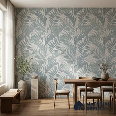 Tropical Wall Tile TL 12175 B Ontario Grey Decor 02 Endless 4 ft x 2 ft Glue Matte Finish  Vitrified Tile - 9 mm | Suitable for Bathroom, Accent/Feature Wall, Dining Area