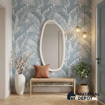 Tropical Wall Tile TL 12175 B Ontario Grey Decor 02 Endless 4 ft x 2 ft Glue Matte Finish  Vitrified Tile - 9 mm | Suitable for Bathroom, Accent/Feature Wall, Dining Area