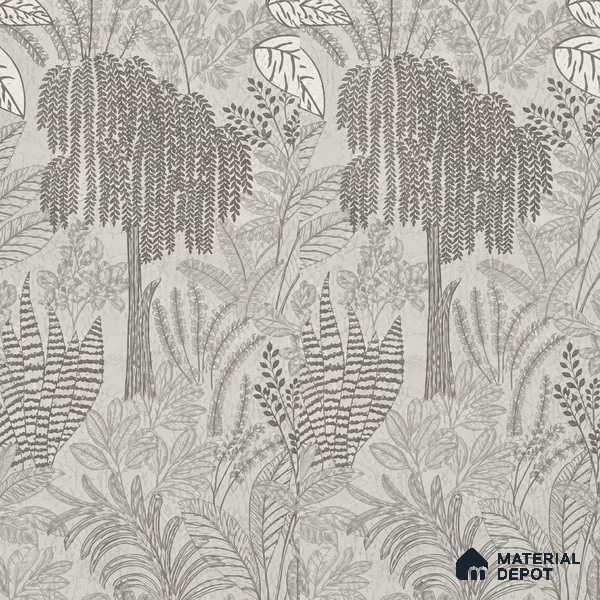 Tropical Wall Tile TL 12125 B Retina Gris Bloom 4 ft x 2 ft Vitrified Matte Finish - 9 mm | Suitable for Bathroom, Accent/Feature Wall, Dining Area