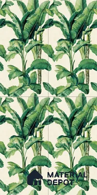 Tropical Wall Tile TL 07191 E Leanna Ivory Decor 2 ft x 4 ft Vitrified Matte Finish - 9 mm | Suitable for Bathroom, Accent/Feature Wall, Dining Area
