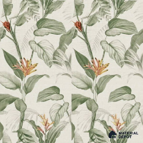Tropical Wall Tile TL 10762 B Fabric Tropical B 4 ft x 2 ft Matte Finish Vitrified Tile - 10 mm | Suitable for Bathroom, Accent/Feature Wall, Basin Area