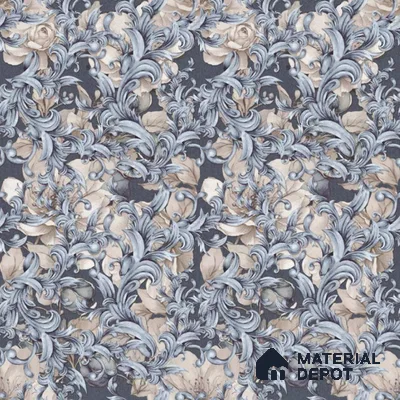 Tropical Wall Tile TL 10758 Marly Baroque 4 ft x 2 ft Matte Finish Vitrified Tile - 10 mm | Suitable for Bathroom, Accent/Feature Wall, Bedroom