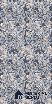Tropical Wall Tile TL 10758 Marly Baroque 4 ft x 2 ft Matte Finish Vitrified Tile - 10 mm | Suitable for Bathroom, Accent/Feature Wall, Bedroom
