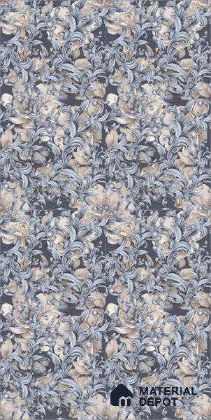 Tropical Wall Tile TL 10758 Marly Baroque 4 ft x 2 ft Matte Finish Vitrified Tile - 10 mm | Suitable for Bathroom, Accent/Feature Wall, Bedroom