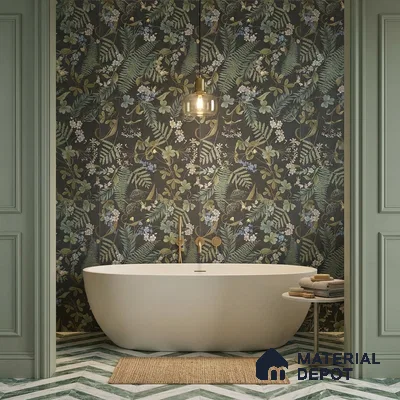 Tropical Wall Tile TL 10759 Marly Careno Sera 4 ft x 2 ft Matte Finish Vitrified Tile - 10 mm | Suitable for Bathroom, Accent/Feature Wall, Bedroom