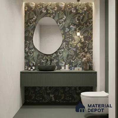 Tropical Wall Tile TL 10759 Marly Careno Sera 4 ft x 2 ft Matte Finish Vitrified Tile - 10 mm | Suitable for Bathroom, Accent/Feature Wall, Bedroom